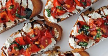 Tomato And Goat Cheese Bruschetta 5b