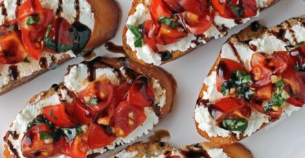 Tomato And Goat Cheese Bruschetta 5b