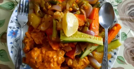 Low Calorie Chicken Vegetable Recipe Main Photo