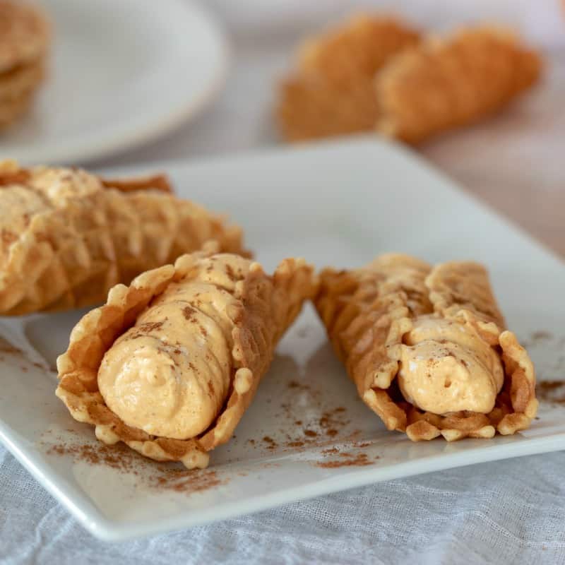 Pumpkin Pizzelle For Post