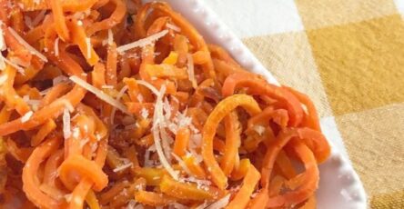 Parmesan Garlic Roasted Carrot Spirals Post4