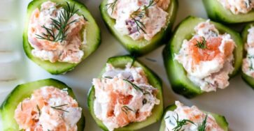 Smoked Salmon Cucumber Bites 5