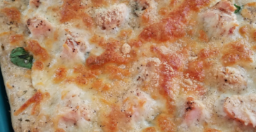 Weight Watchers Chicken Alfredo Pizza