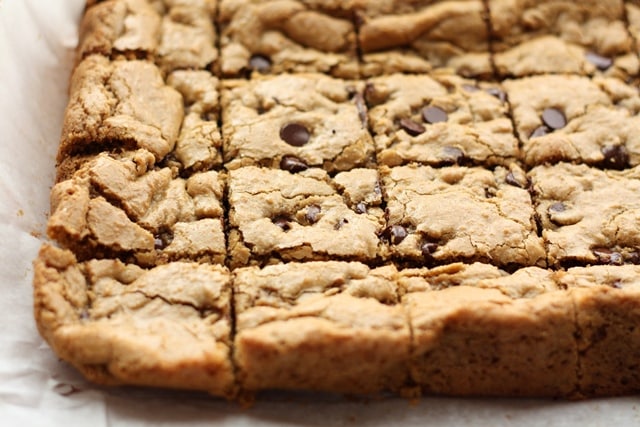 Chocolate Chip Blondies 3 Small
