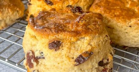 Newfoundland Raisin Buns Close Up Photo For Featured Image